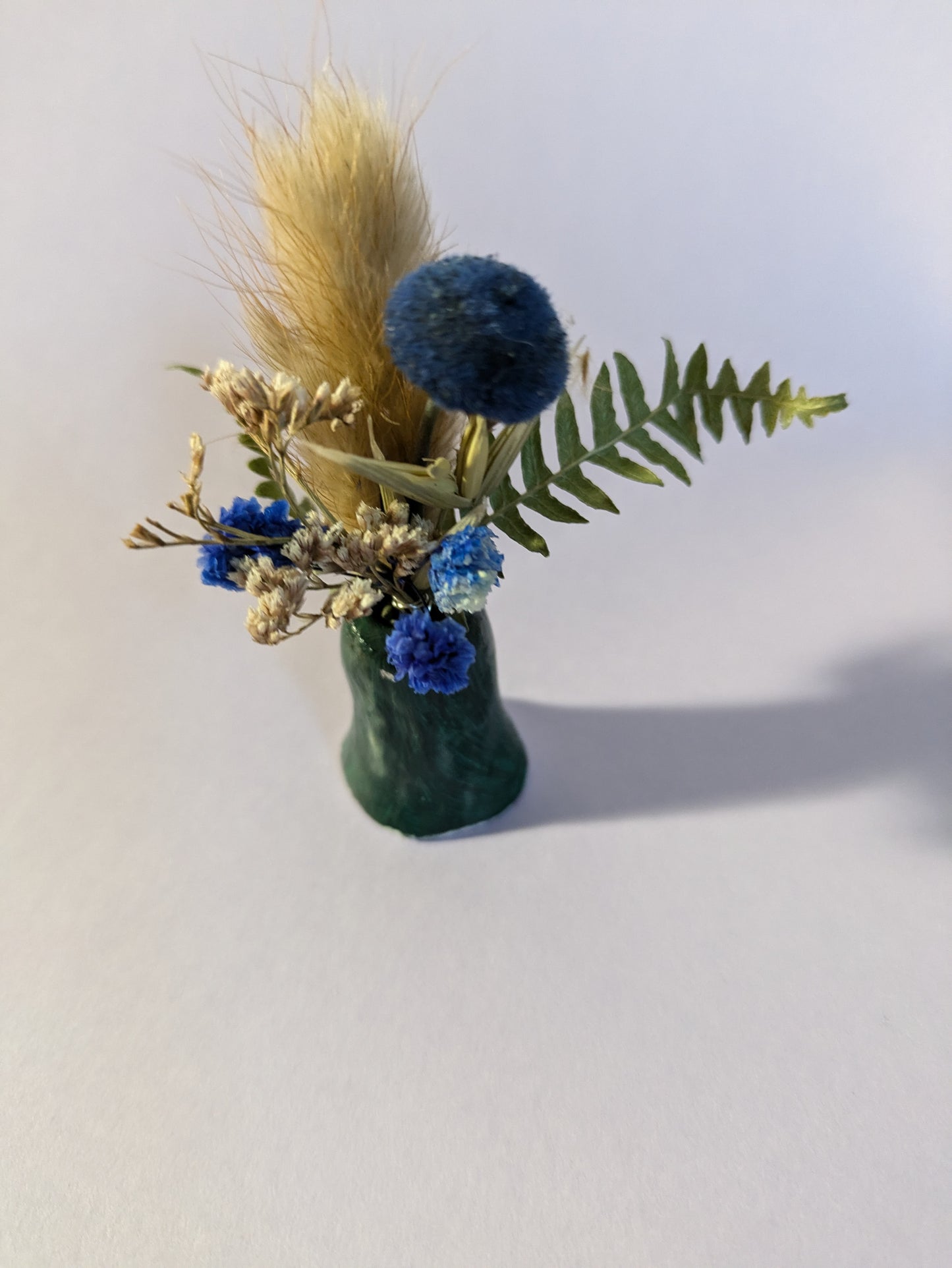 Mini vase en argile "Fleurs des bois"